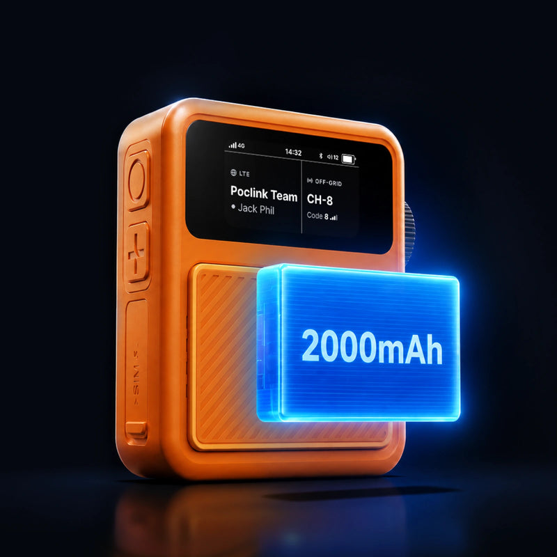 2000mAh Battery and Fast Charging